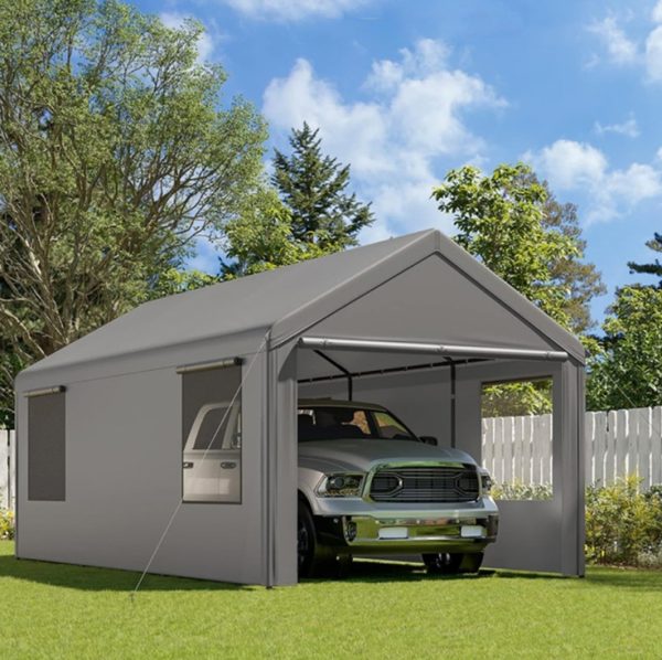 Heavy Duty Carport Canopy Made from PVC Tarpaulin